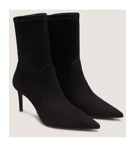 STUART WEITZMAN POINTED SHORT BOOTS