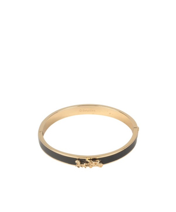 Coach Hinged Bracelet In Yellow