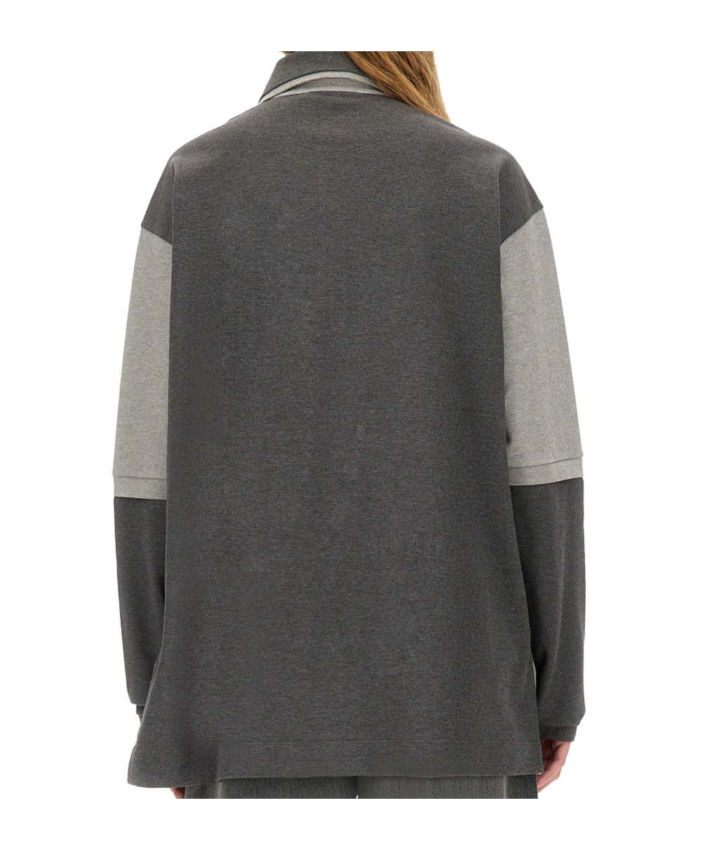 Stella Mccartney Double Layered Oversized Polo Multicolor 2 In Multi