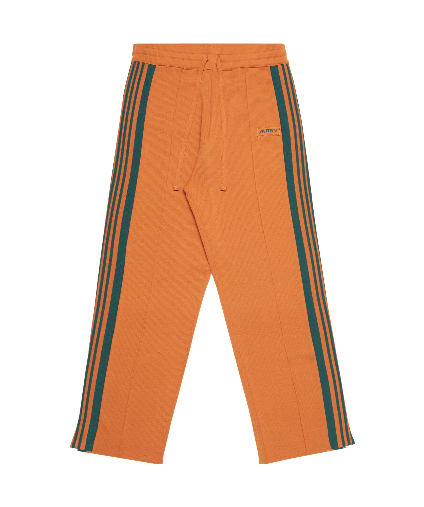AUTRY LOGO-EMBROIDERED DRAWSTRING-WAIST TRACK PANTS
