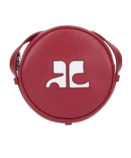 Courrèges Reedition Circle Crossbody Bag In Red