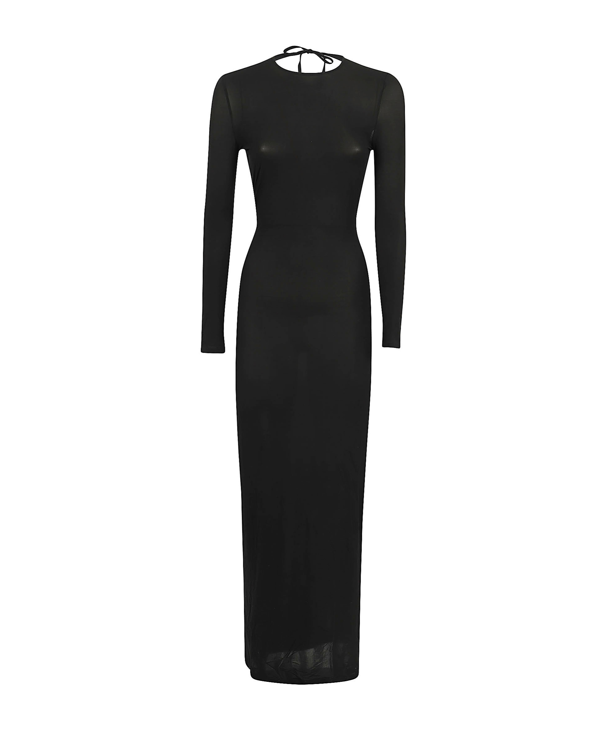 Rabanne Luxe Black Maxi Dress In Black