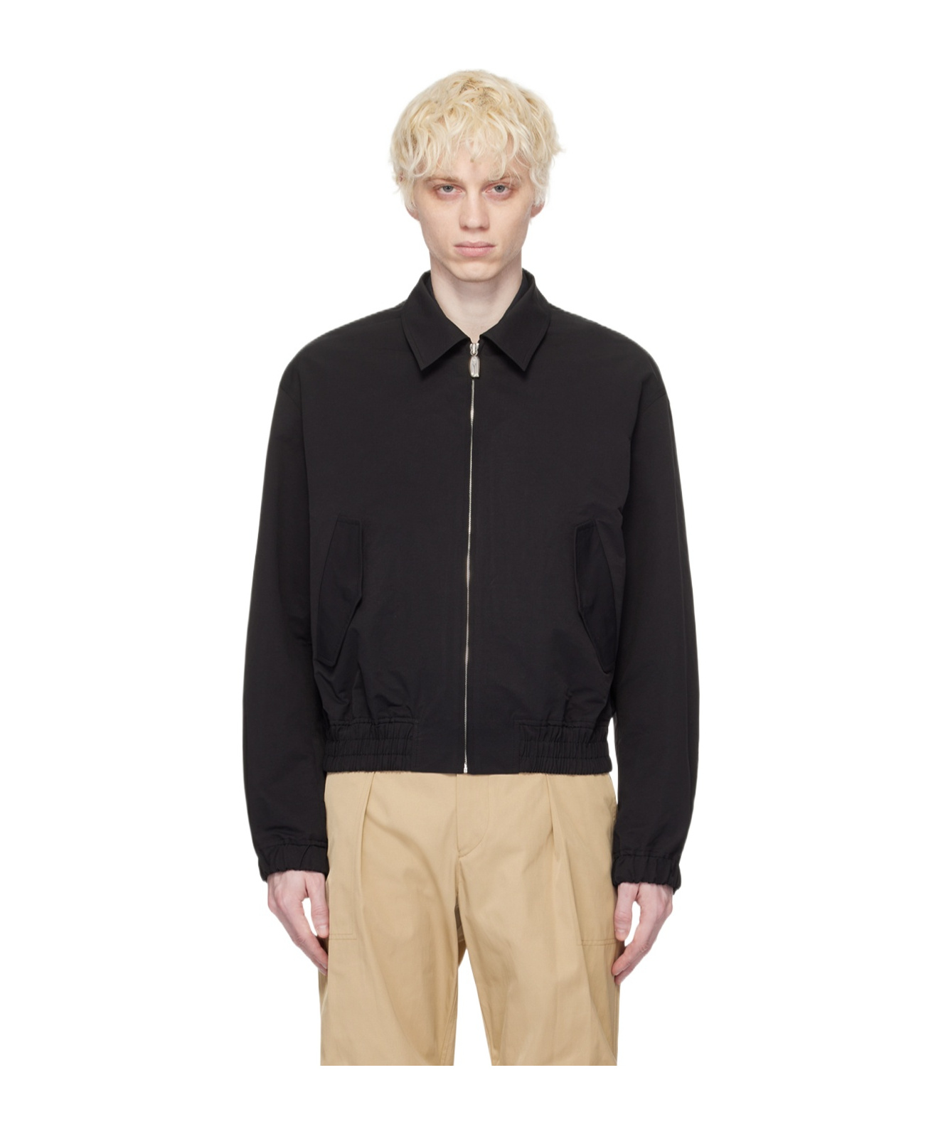 Le 17 Septembre Long-sleeved Casual Jacket In Black