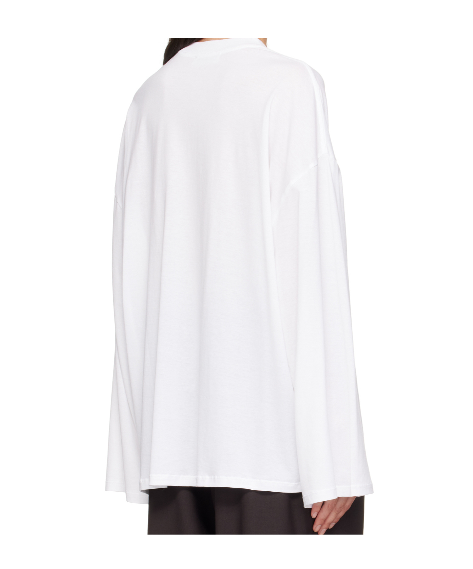 The Frankie Shop White Rio Oversized Sleeve T-shirt In White