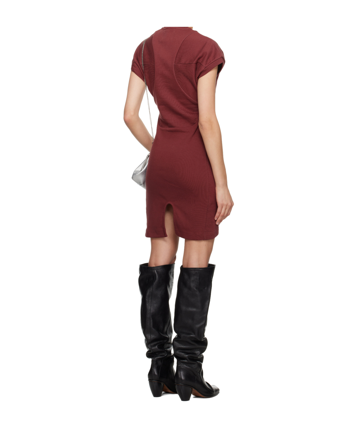 Vivienne Westwood Red Pourpoint Football Minidress In Burgundy