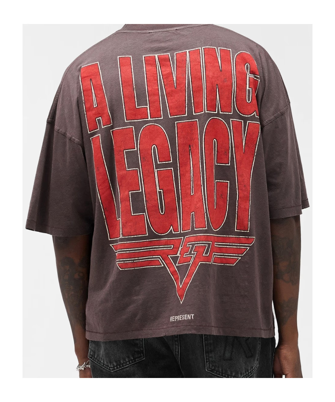 Represent Living Legacy Graphic T-shirt In Brown