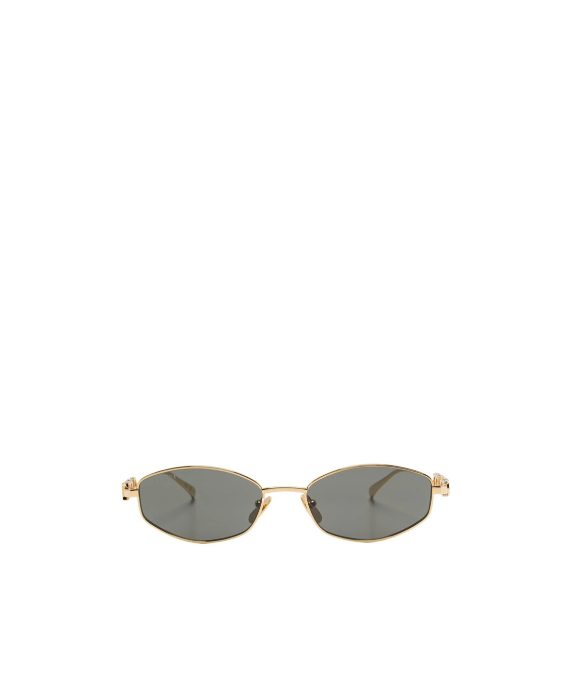 Gucci Geometric Frame Sunglasses In Gray