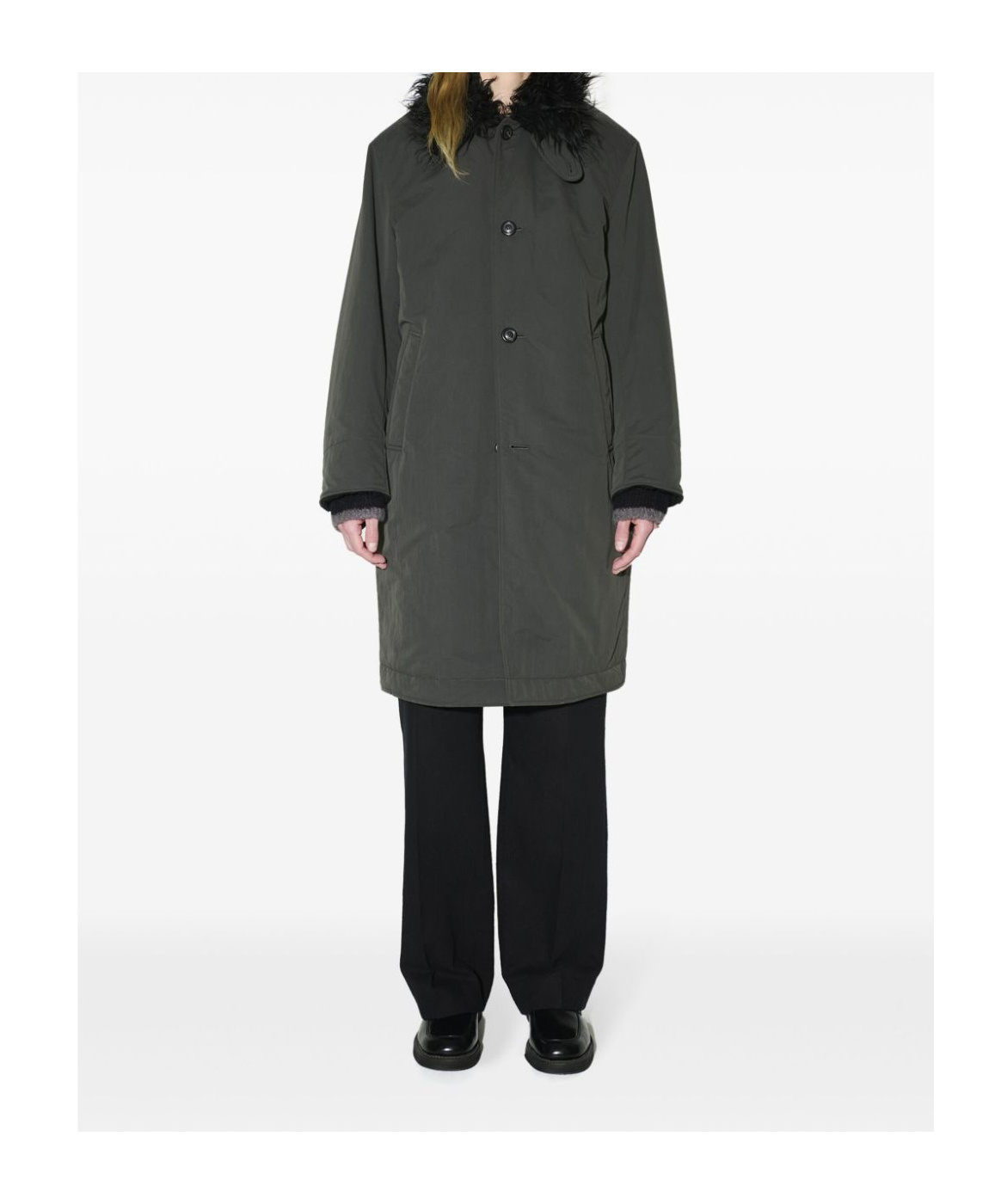 Our Legacy Polar Coat In Black
