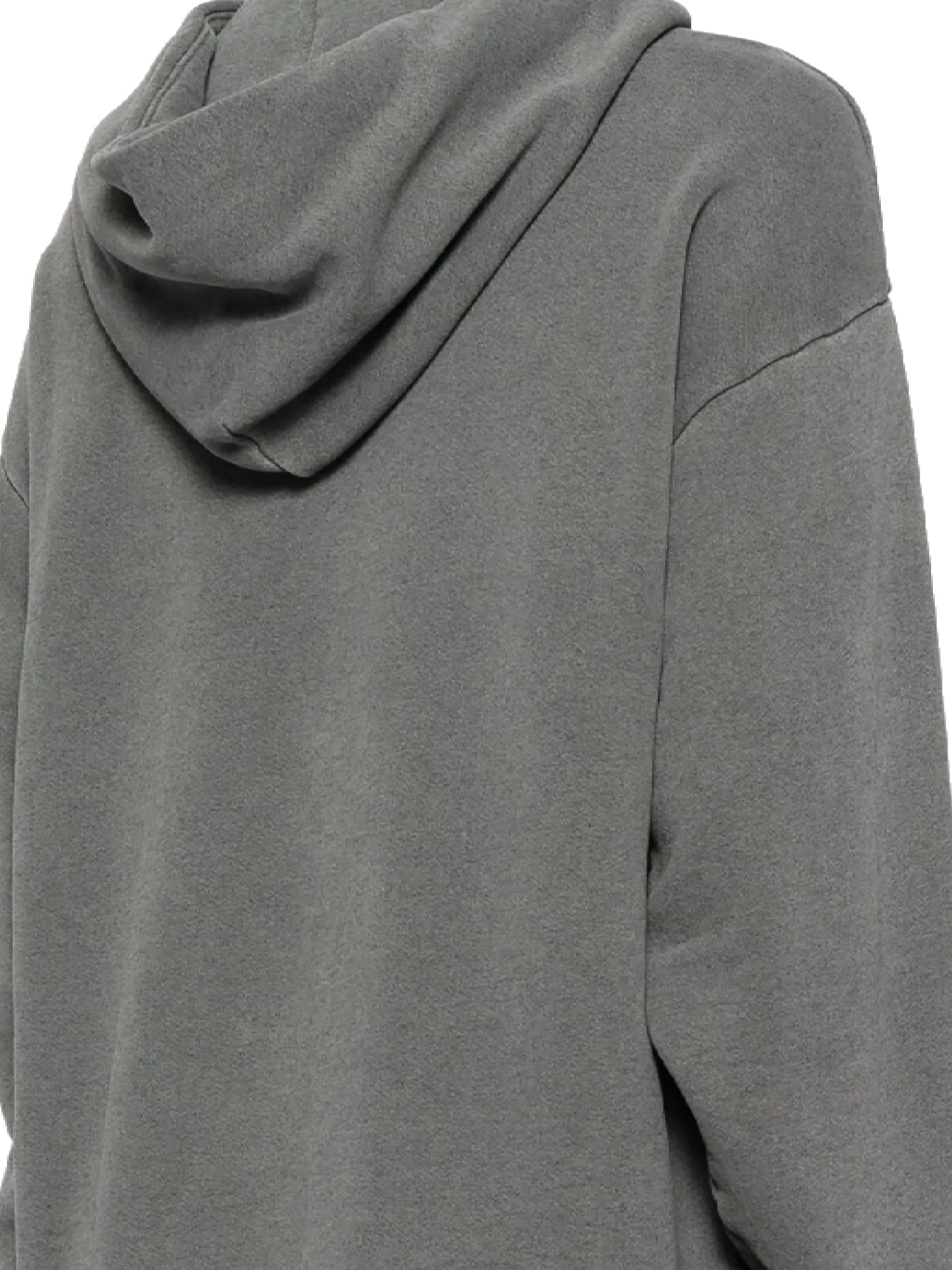 Agolde Drawstring Hoodie In Gray