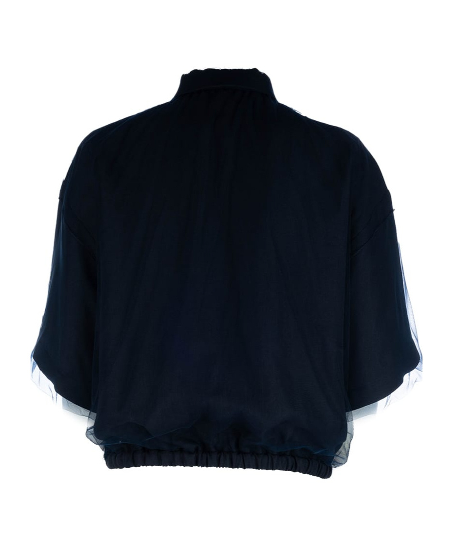 Fabiana Filippi Short-sleeved Shirt In Blue