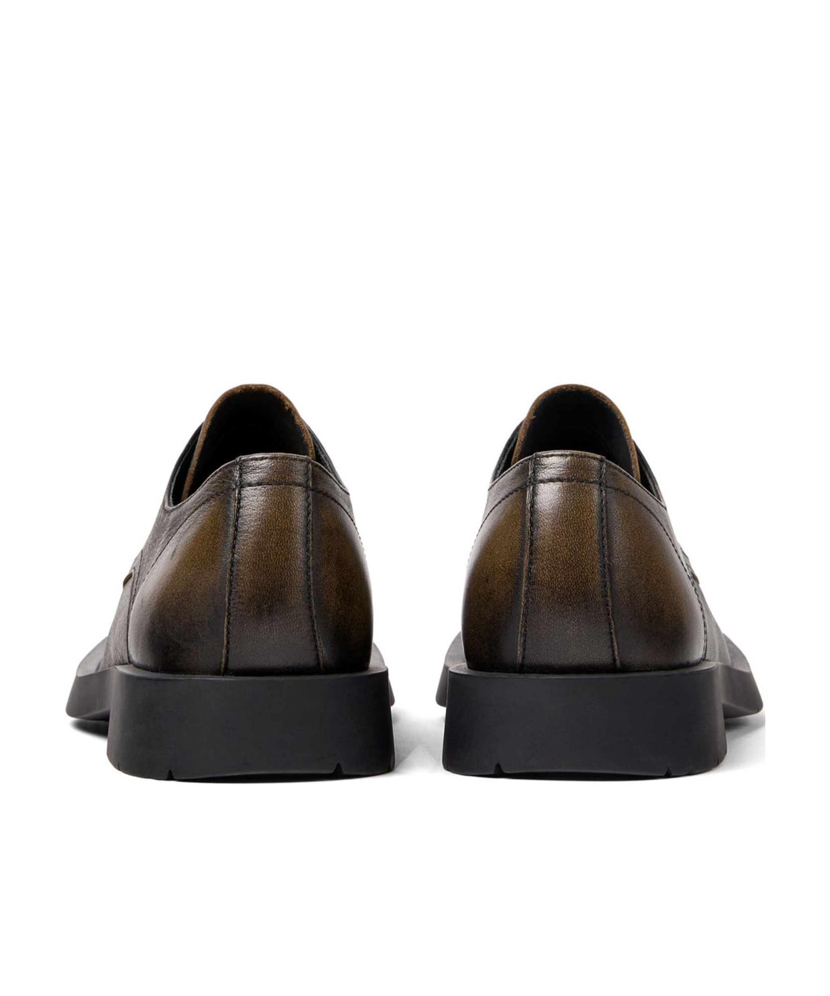 Camperlab Square-toed Derby Shoes In Black