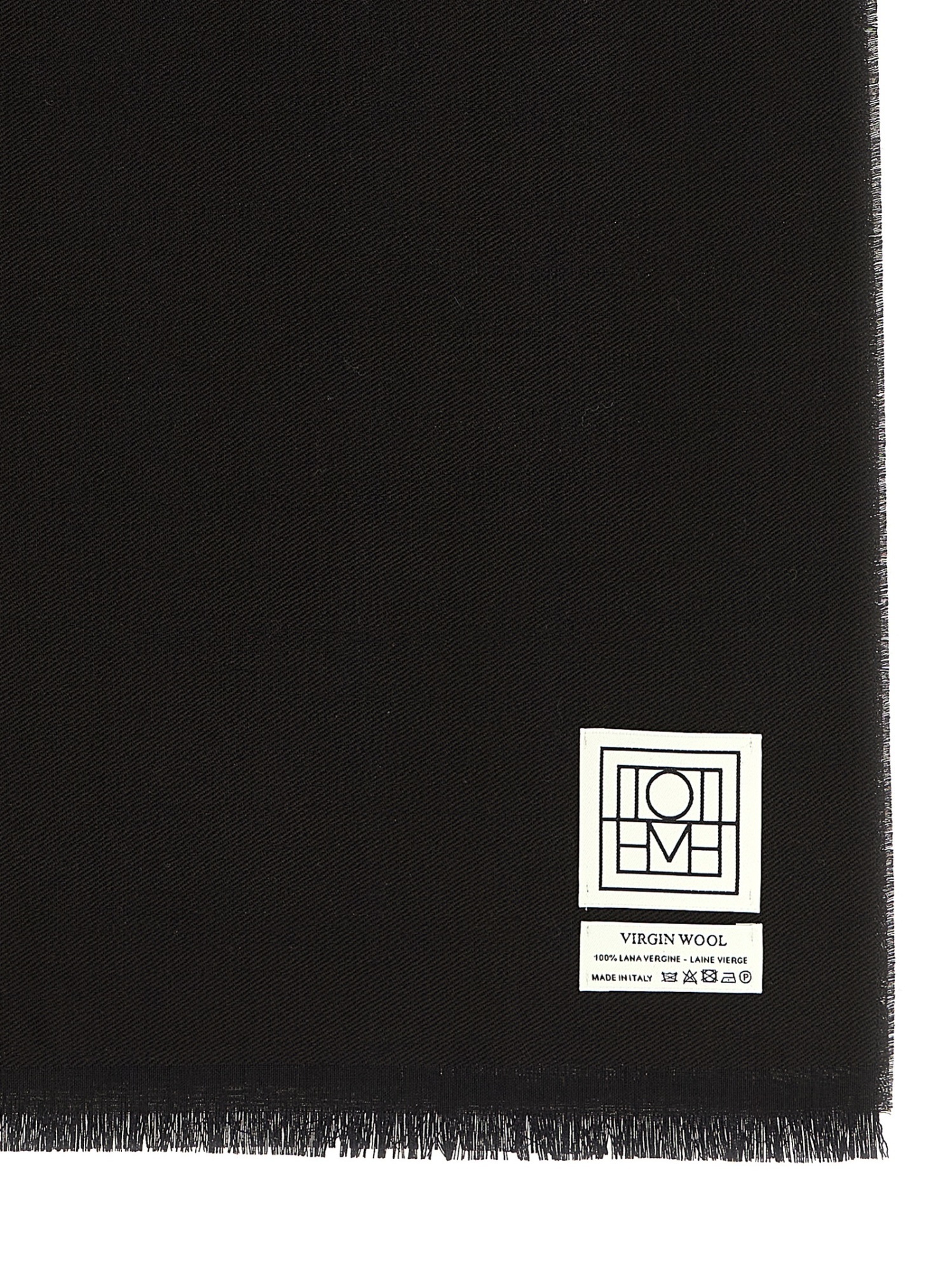 Totême Virgin-wool Scarf In Black