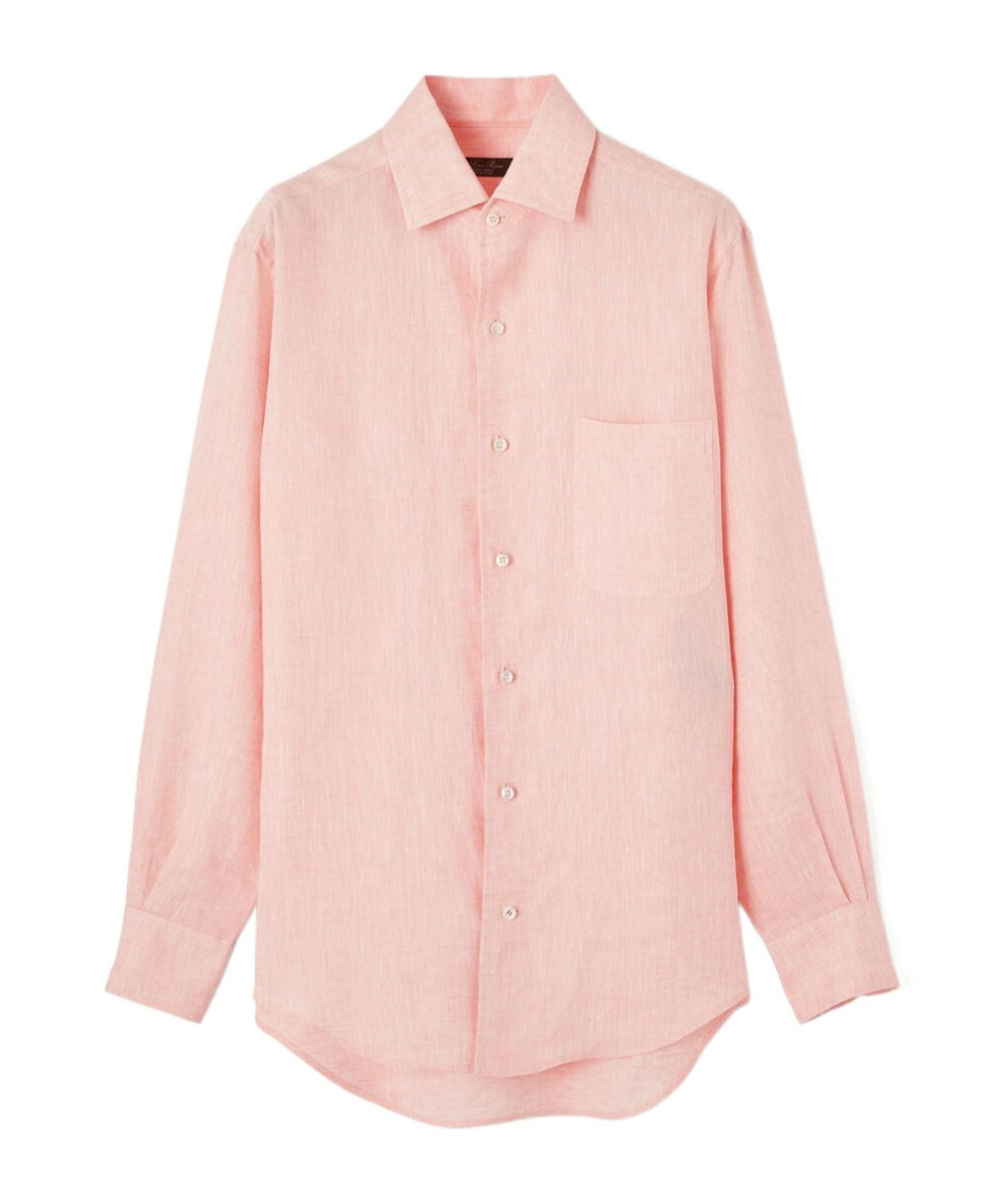 Loro Piana André Shirt In Peach Pink