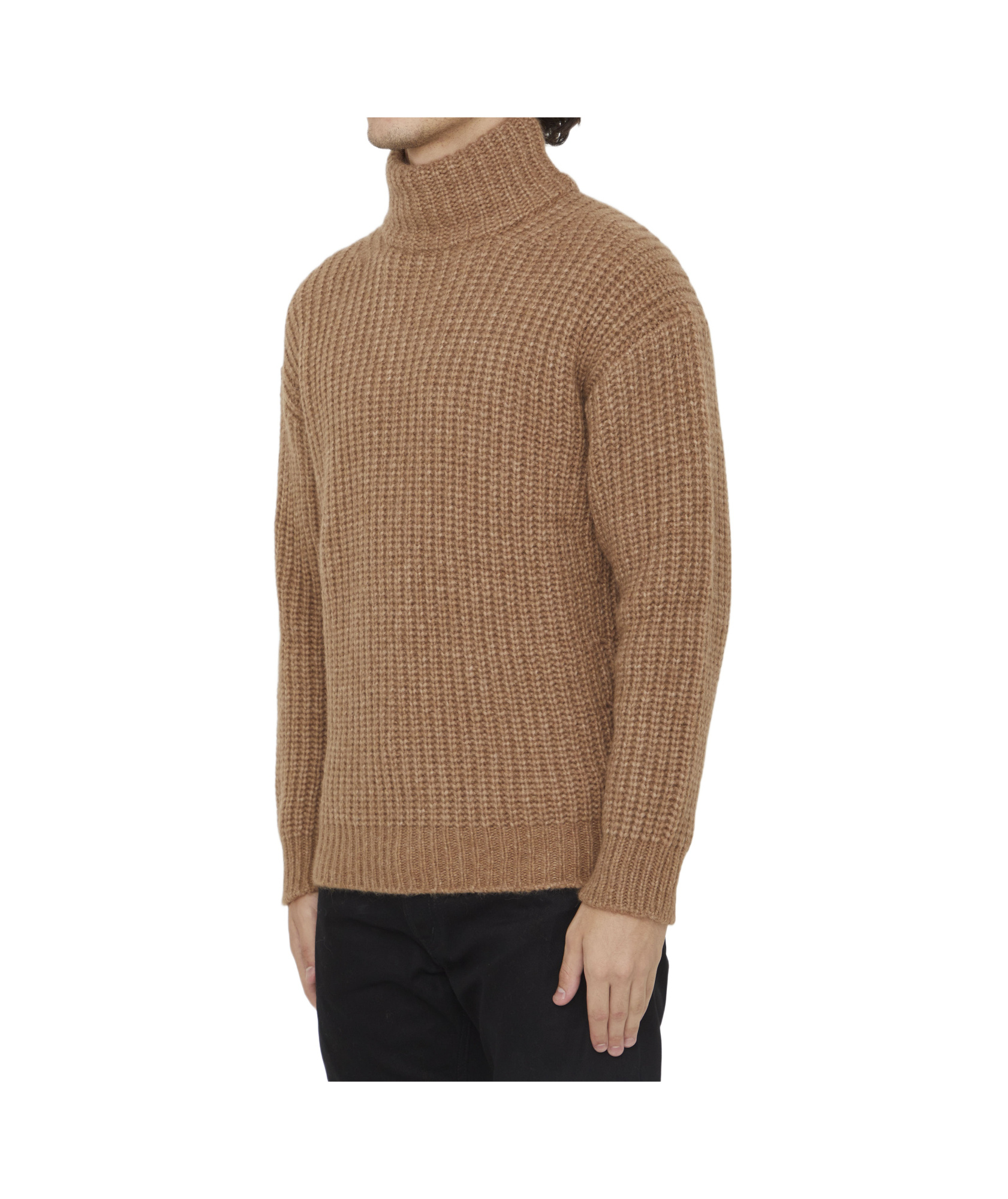 Roberto Collina Alpaca Jumper In Brown