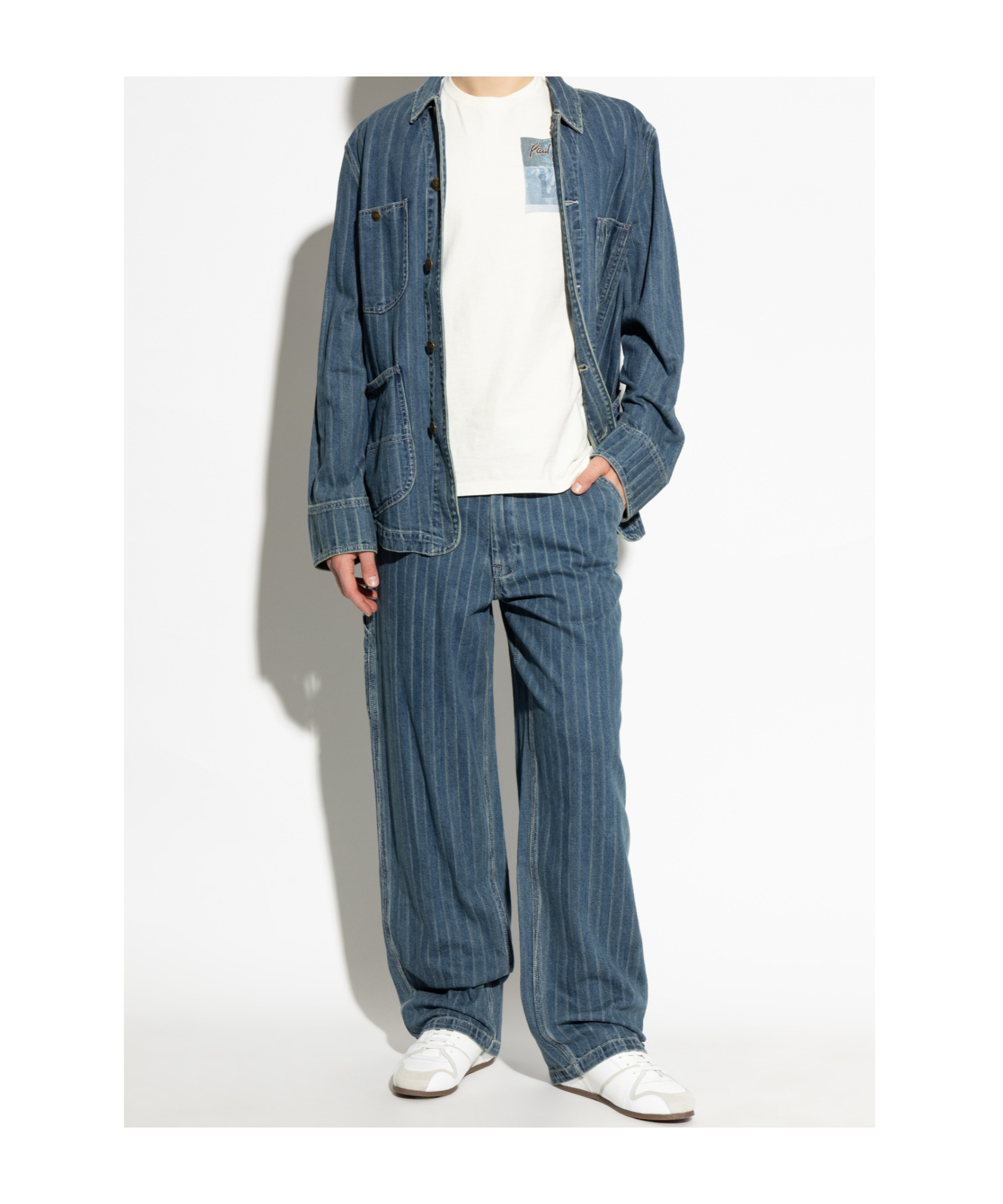 PAUL SMITH BELT LOOP DENIM TROUSERS