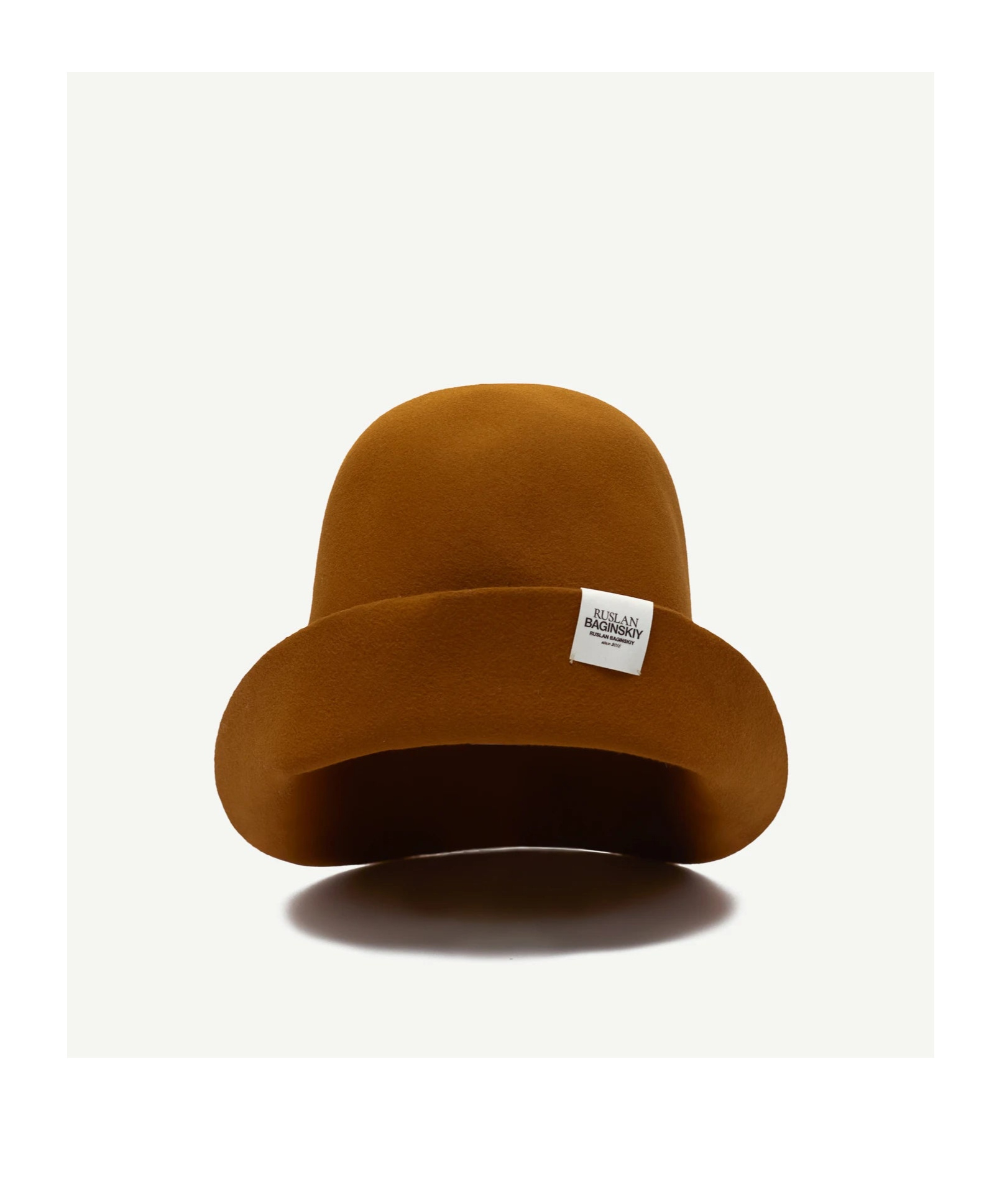 Ruslan Baginskiy Logo-patch Bell-shaped Hat In Brown