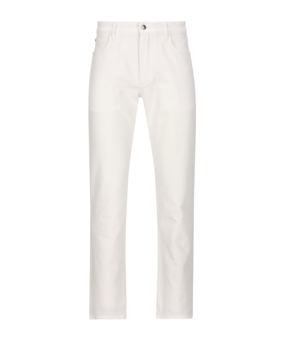 Loro Piana Men's 5-pocket Pants In White