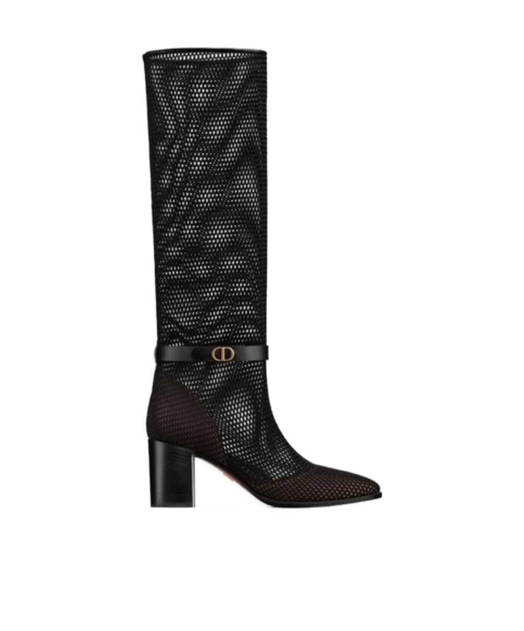 Dior Fishing Net High Heels In Black