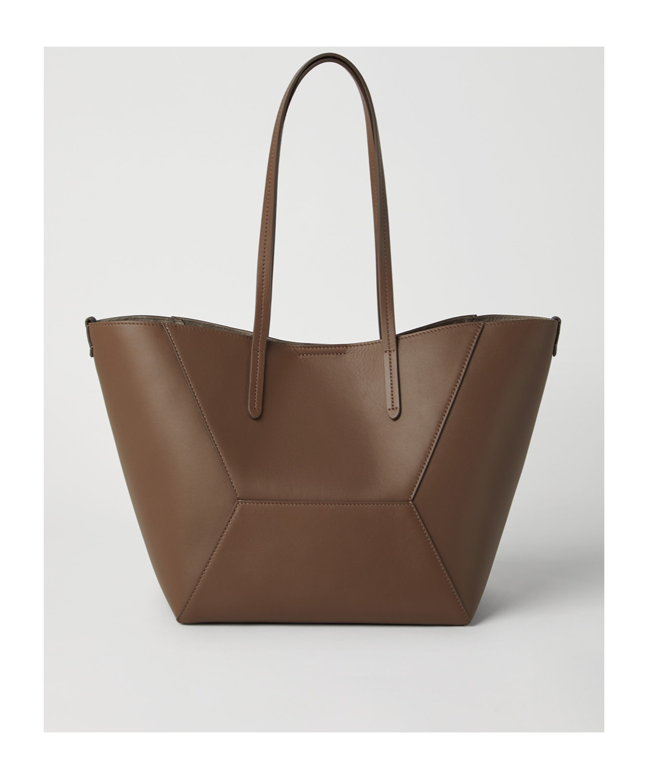 Brunello Cucinelli Small Bc Duo Tote Bag In Brown