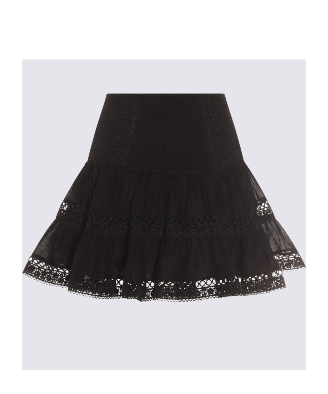 Shop Charo Ruiz Hortens Mini Skirt In Black