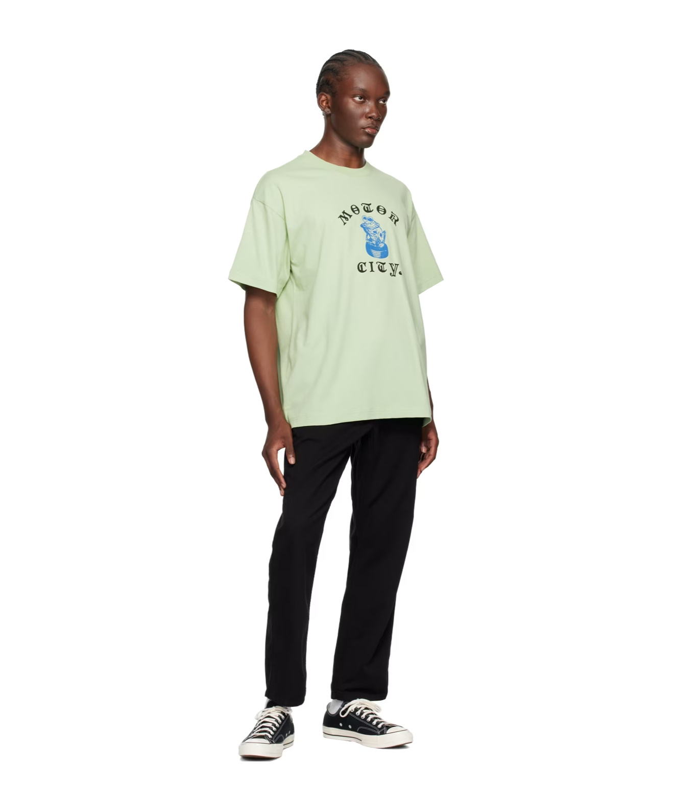 Carhartt Work In Progress Tyre Organic Cotton Graphic T-shirt In Green
