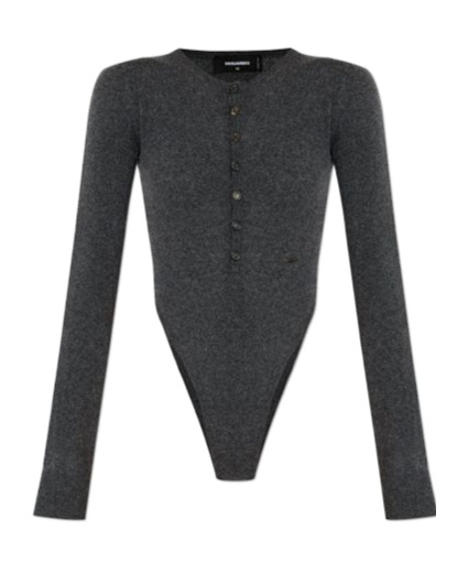Dsquared2 High-cut Wool Body In Black