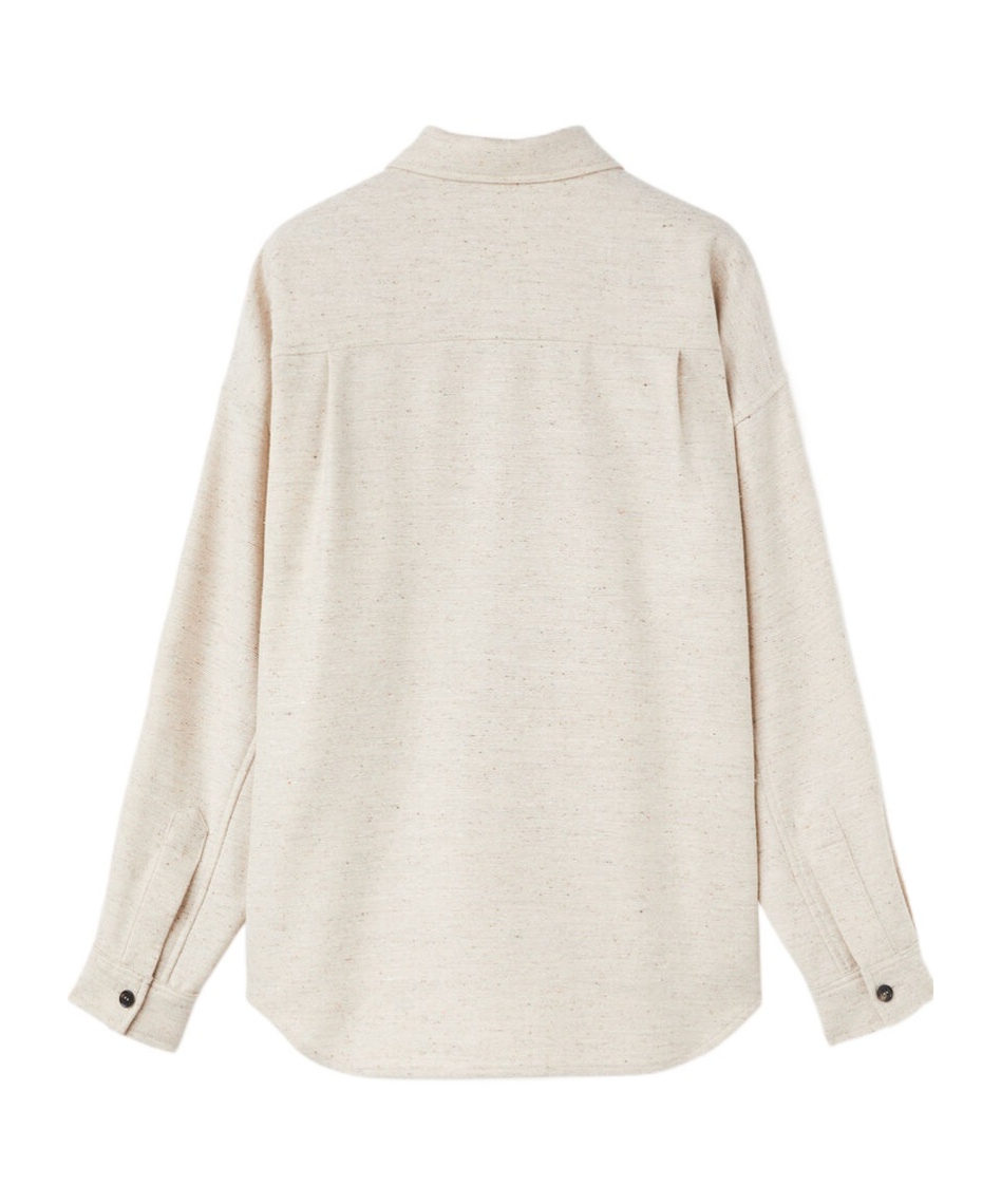 Loro Piana Shirt Coat In White
