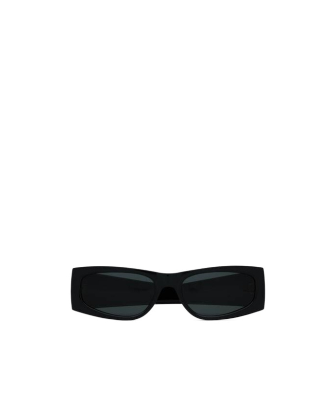 Saint Laurent Logo Sunglasses In Black