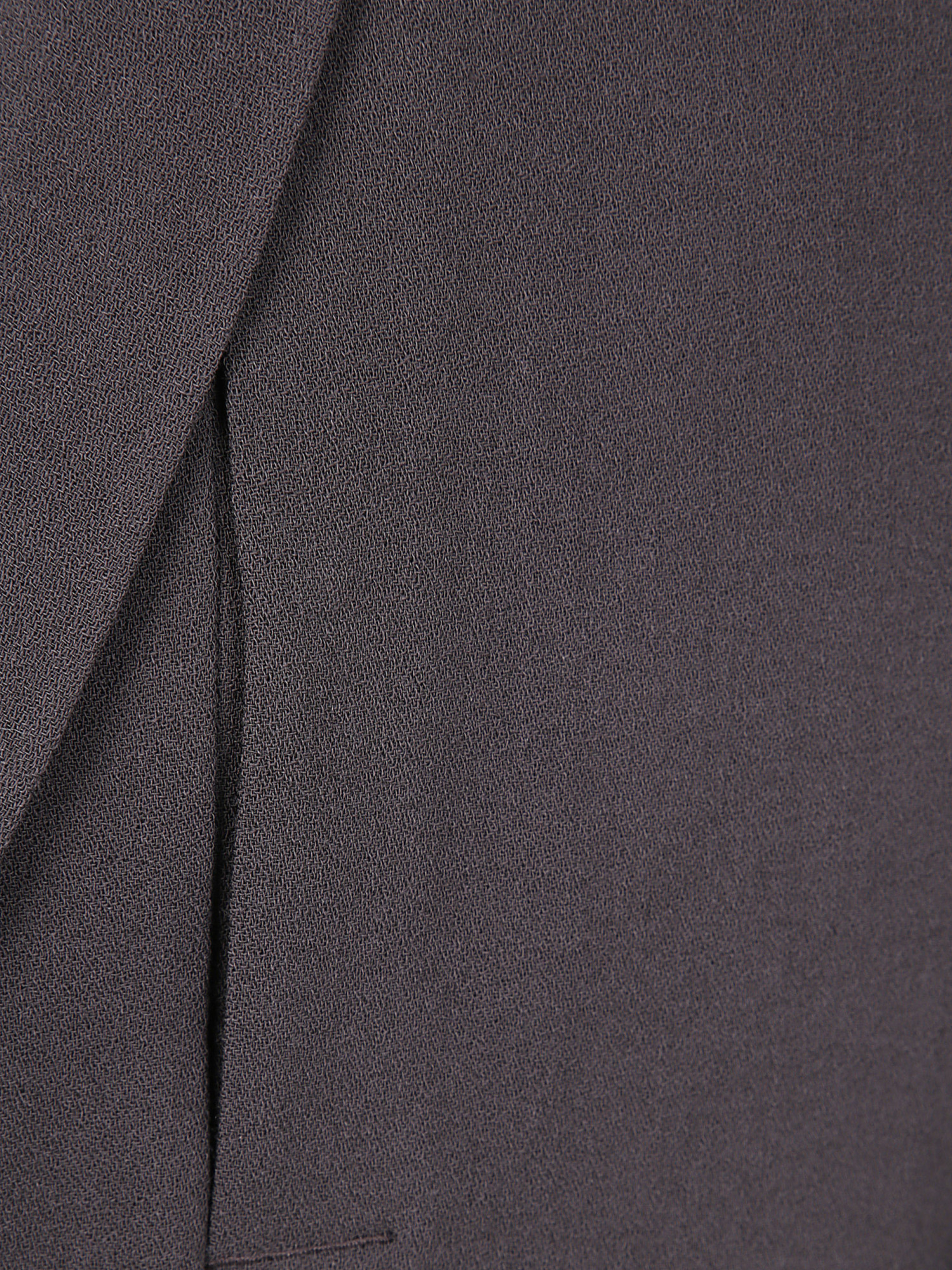 Rick Owens Single-button Wool Blazer In Gray