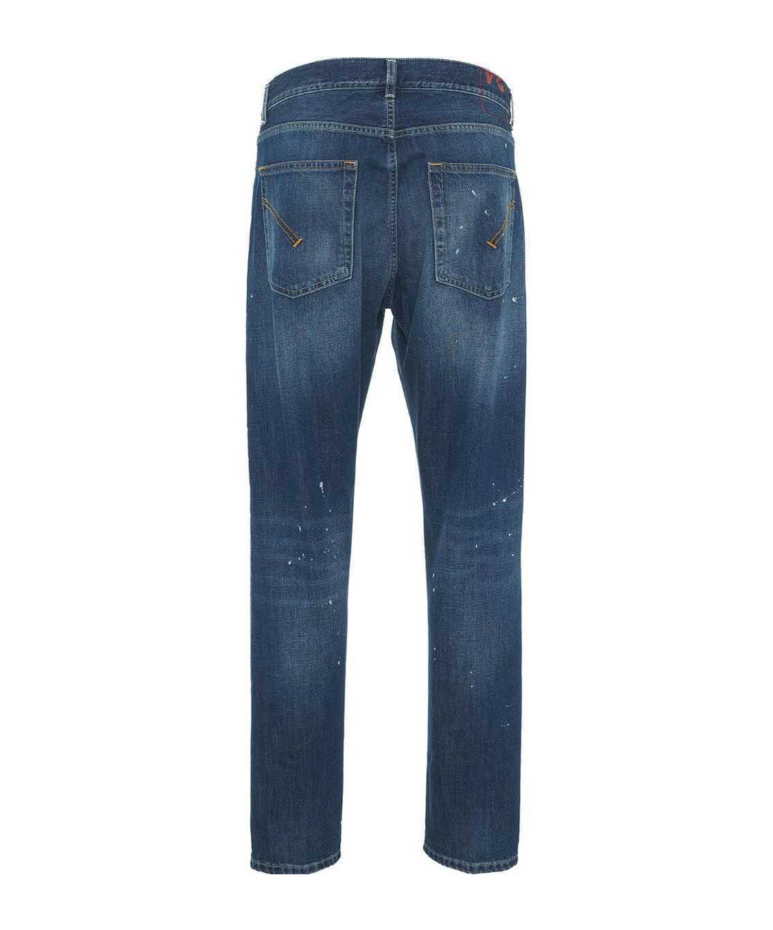Dondup Belt Ring Denim Trousers In Blue