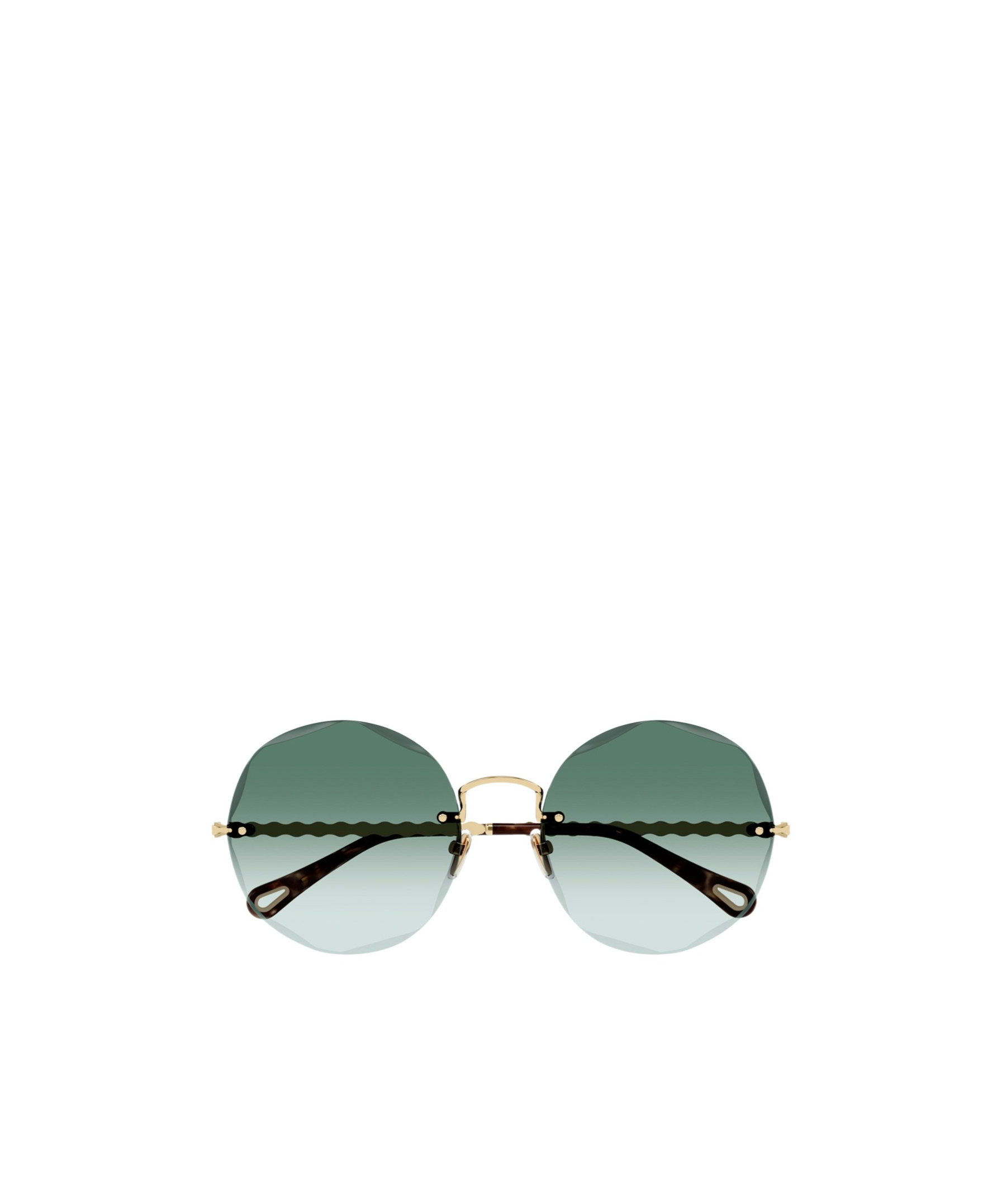 Chloé Round-frame Sunglasses In Green