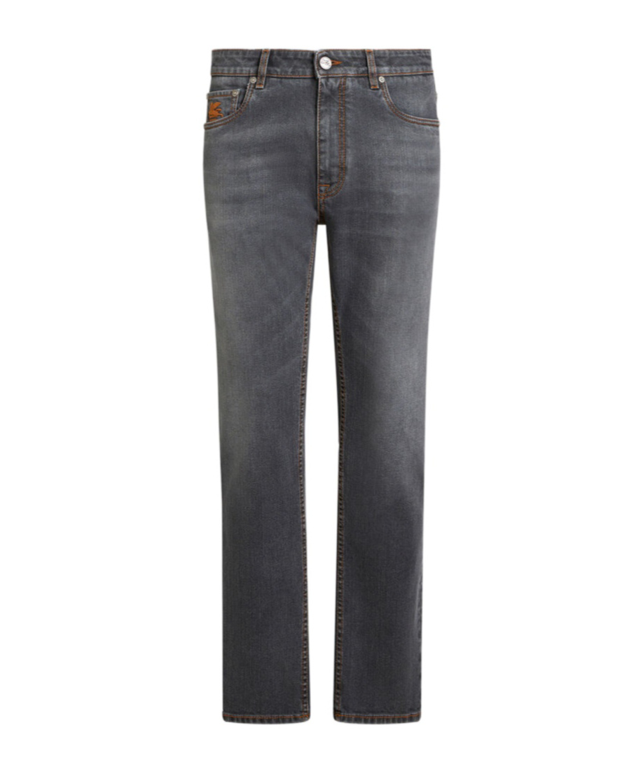 Etro Belt-loop Jeans In Black