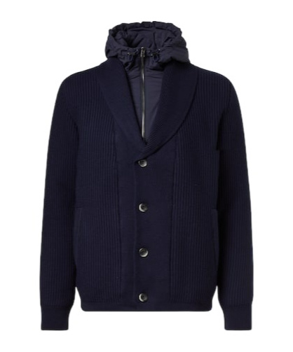 Herno Long-sleeved Sweater In Black