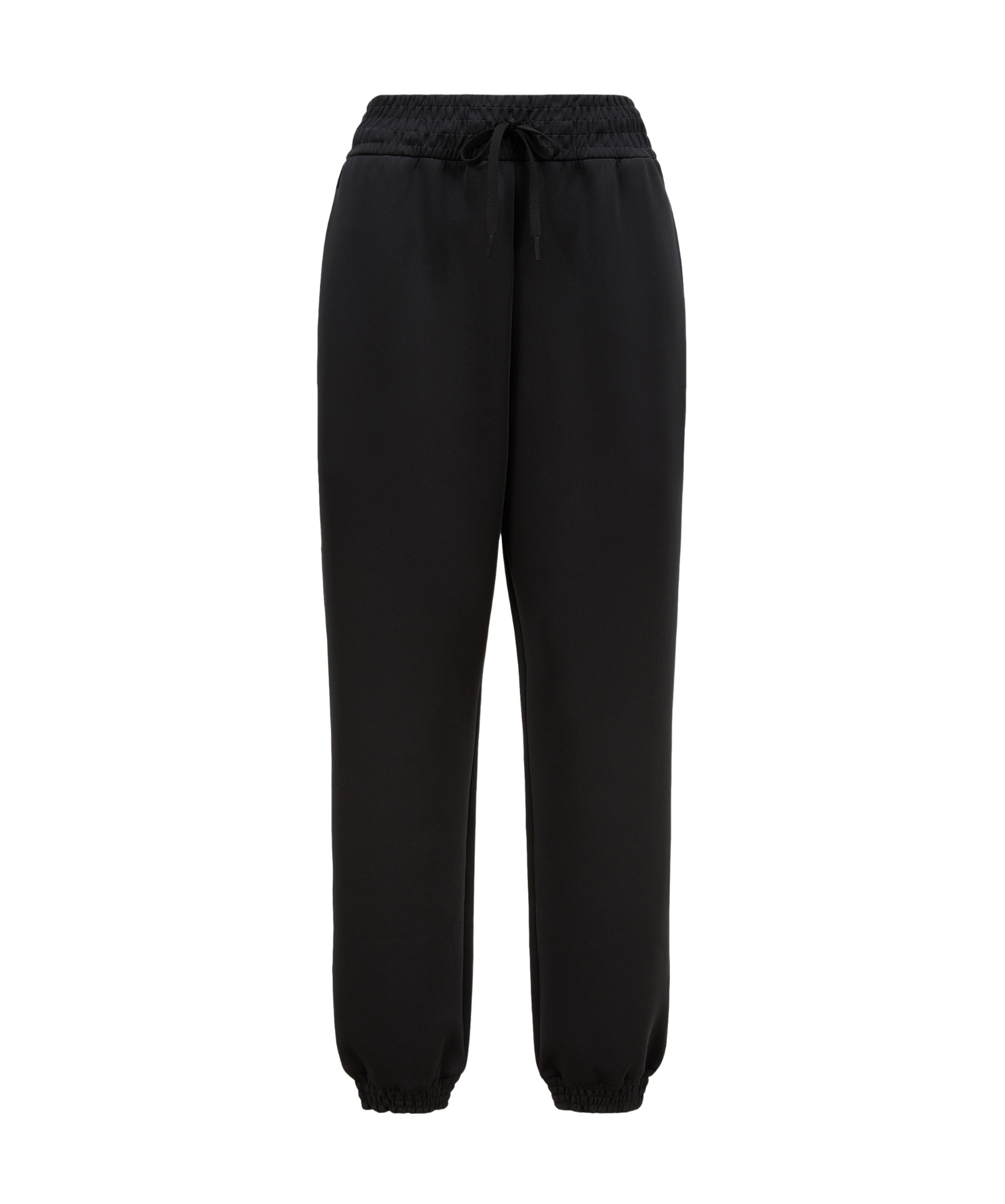 Moncler Track Pants In Tech Fabric In Black