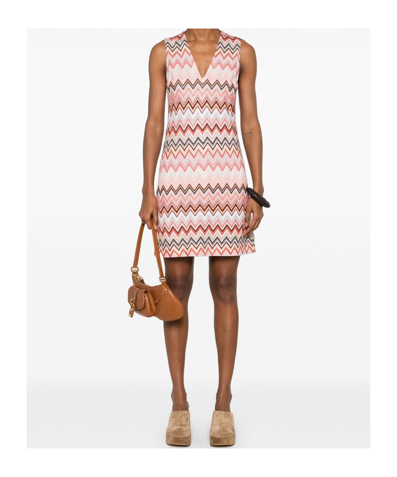 Missoni Women's Sleeveless Short Dress In Multi