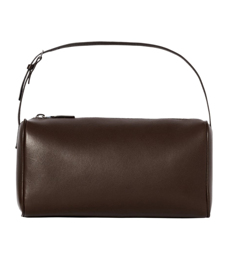 The Row Zippered Handbag In Brown