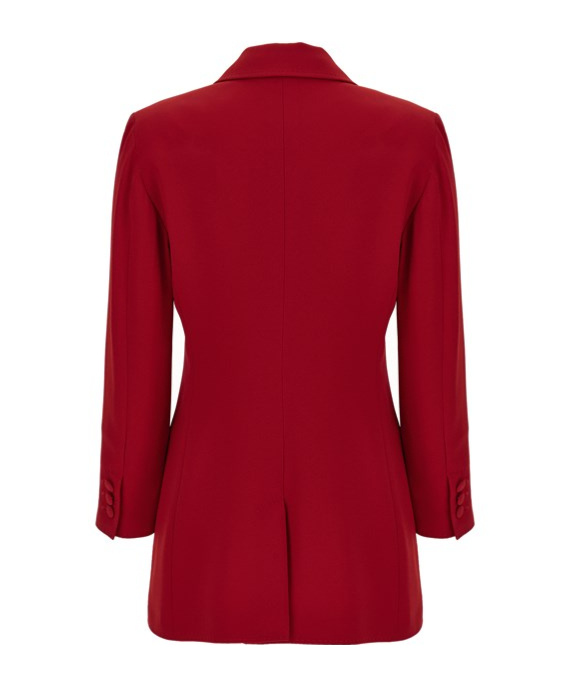 Marella Codesign Waisted Blazer In Red