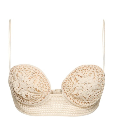 Magda Butrym Crochet Bra Top