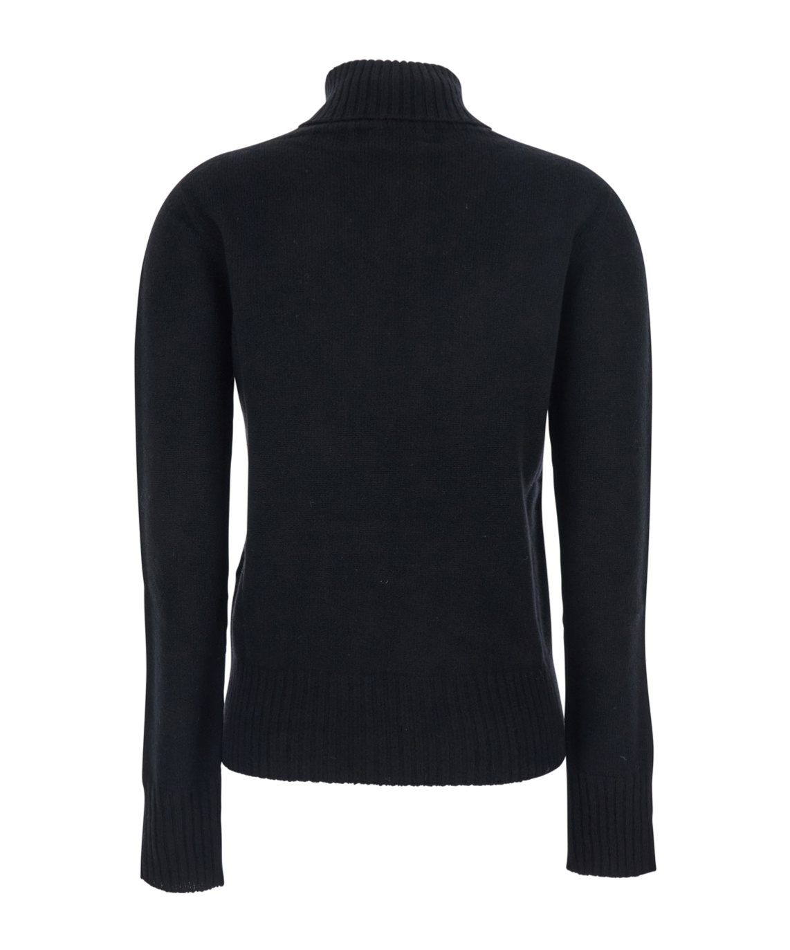 Mauro Grifoni Ribbed Turtleneck Sweater In Black