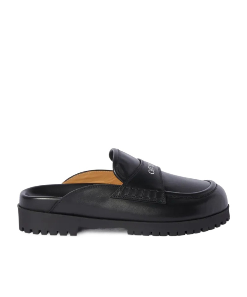 Off-white Chicago Slippers In Black