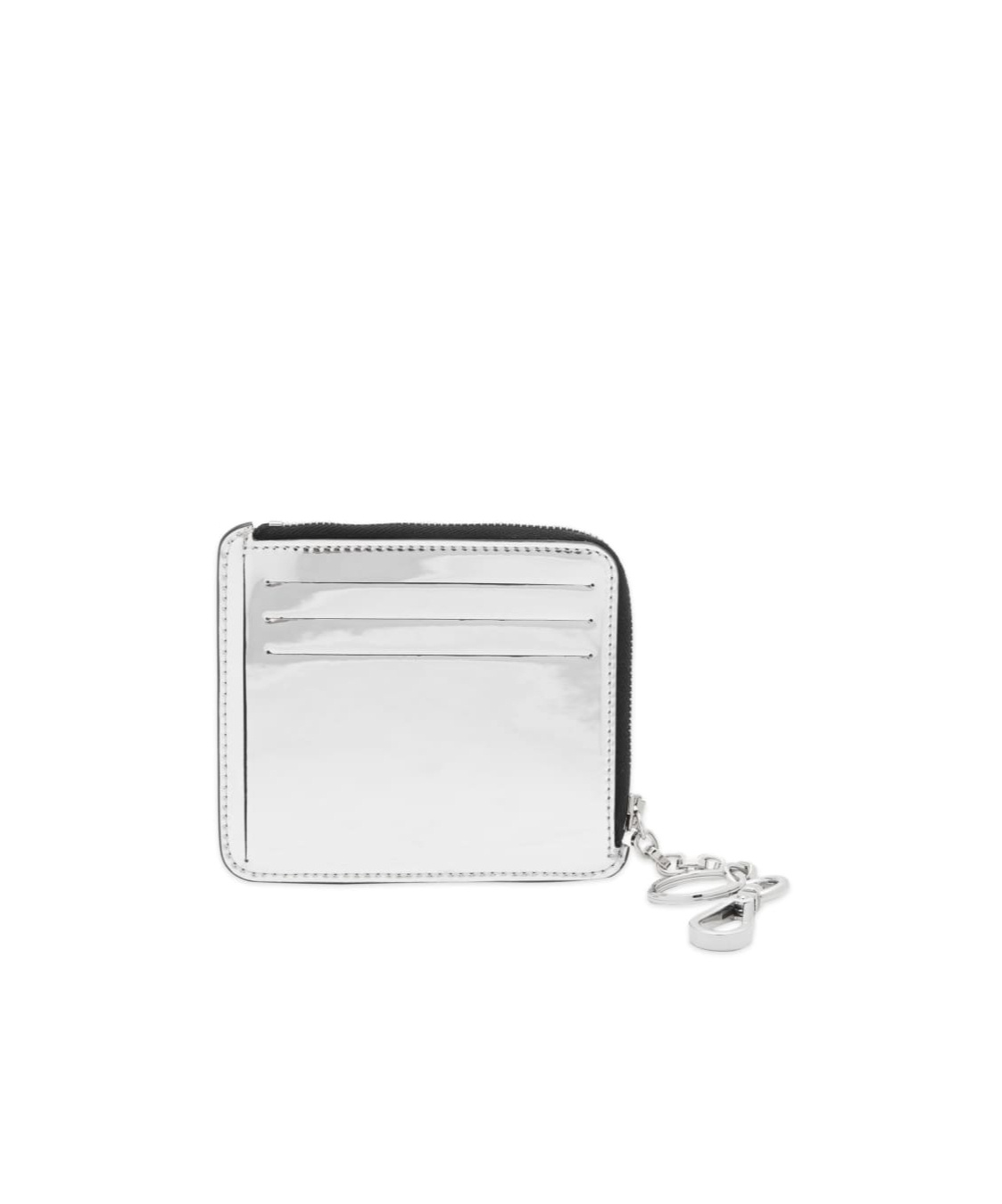 Acne Studios Zipper Wallet In White