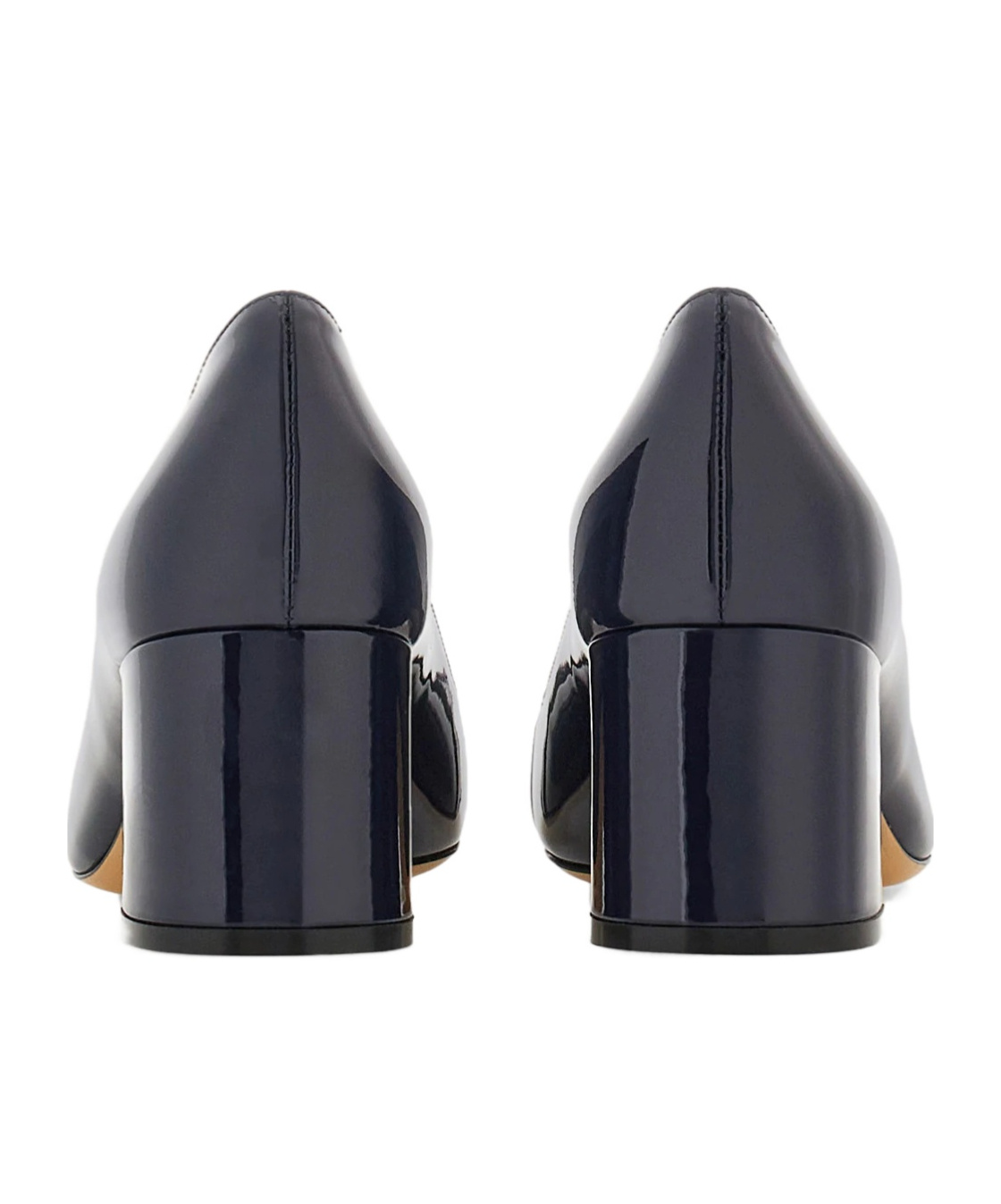 Ferragamo Pump With Gancini Ornament In Blue