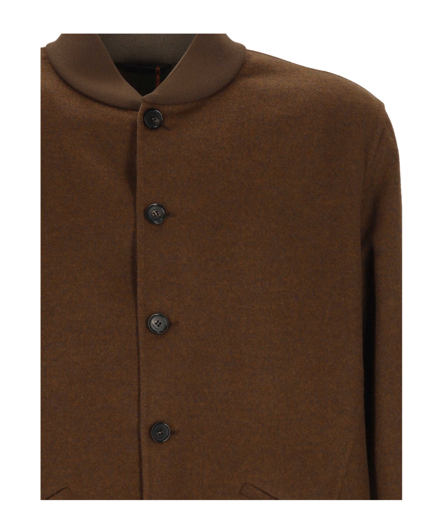 Loro Piana Long-sleeved Casual Jacket In Brown