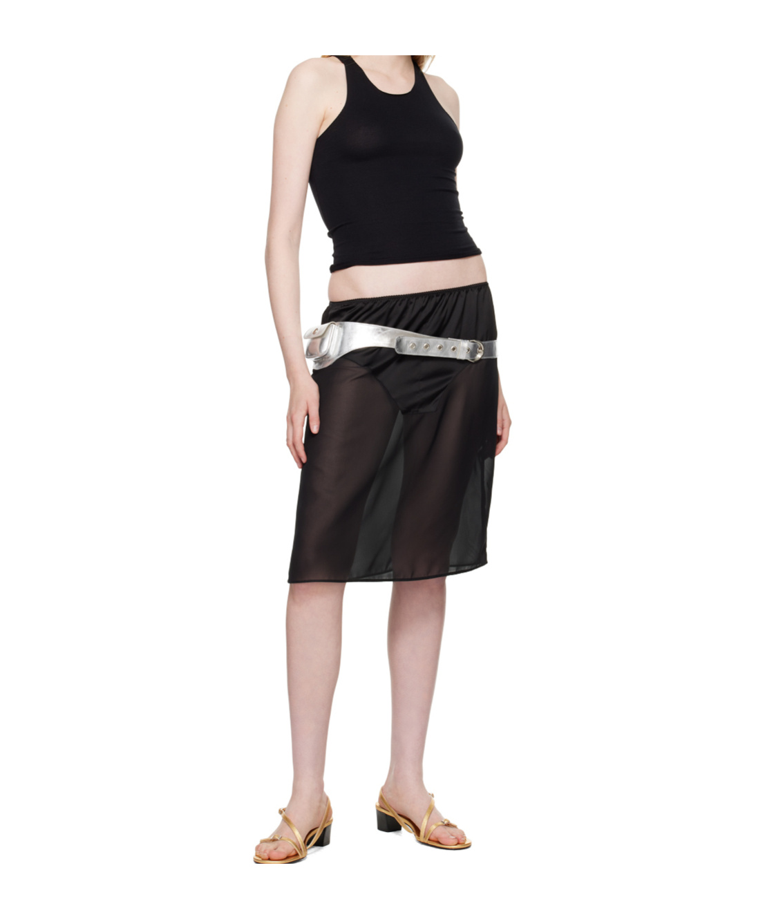 Gimaguas Galu Sleeveless Top In Black