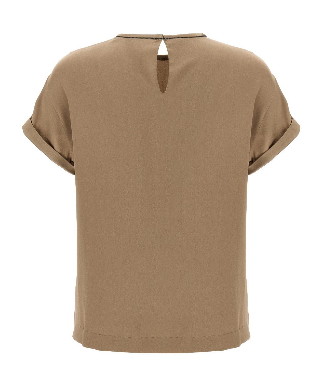 Brunello Cucinelli Short-sleeved T-shirt In Brown