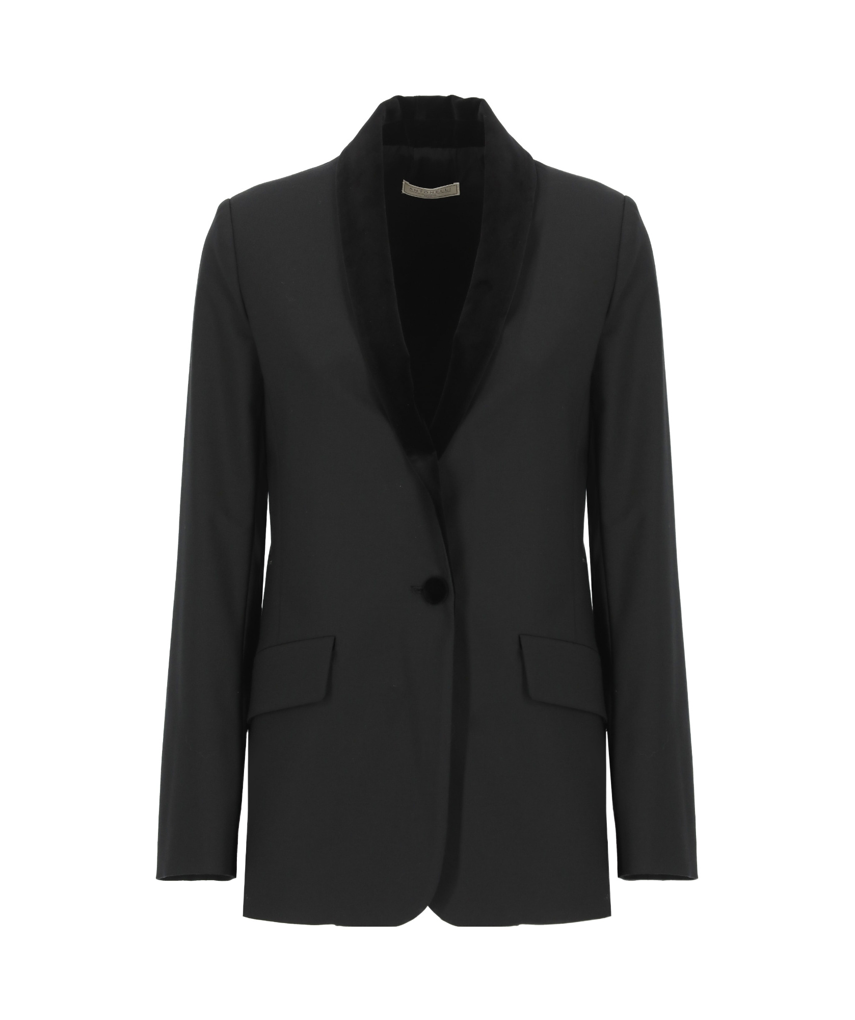 Shop Antonelli Single-breasted Blazer In Black