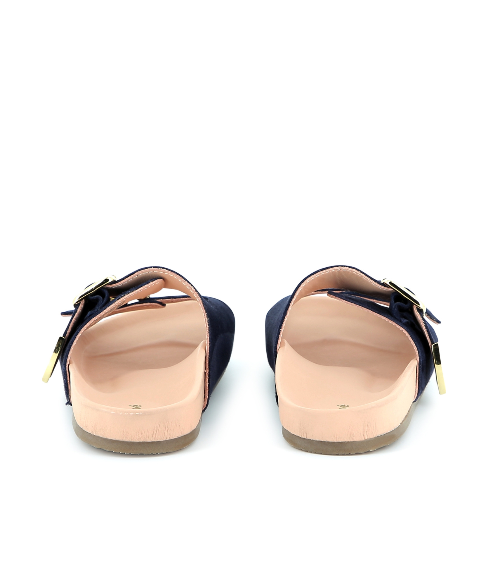 Chloé Kids Buckle-strapped Slides In Black