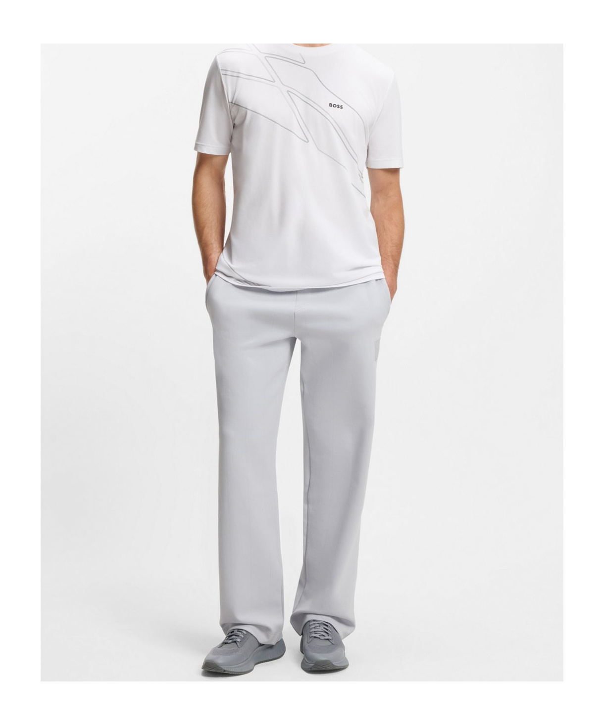 Hugo Boss Ttnm Evo Sneakers In Gray