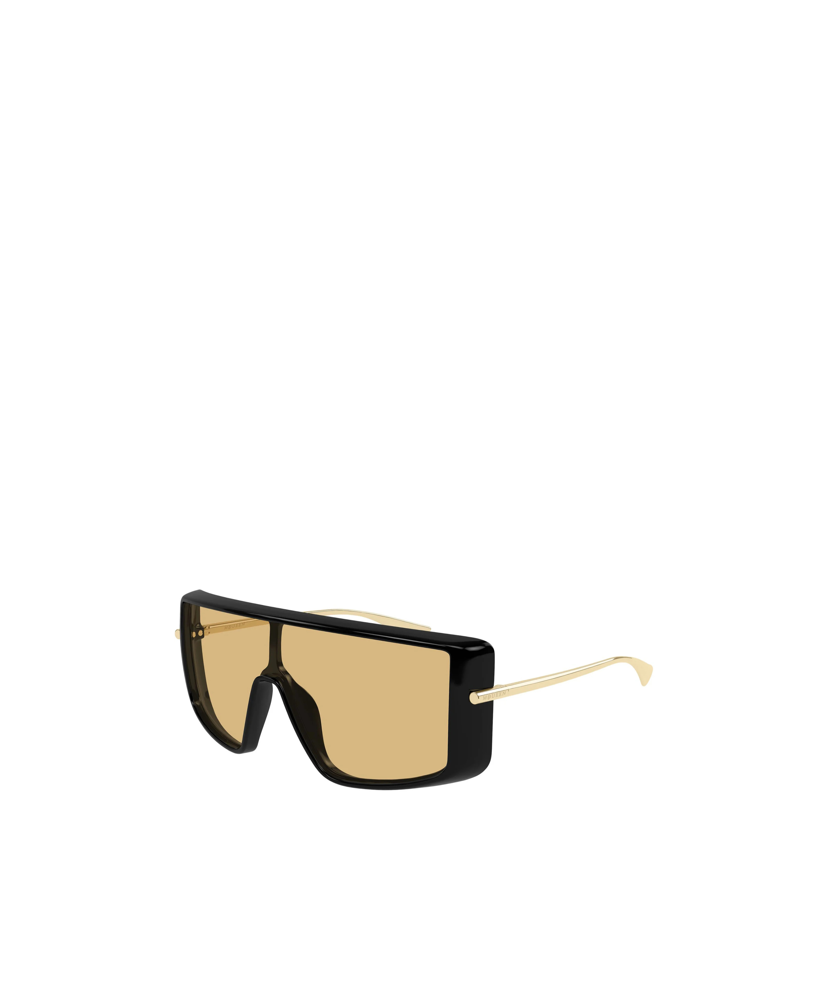 Alexander Mcqueen Geometric Sunglasses In Black