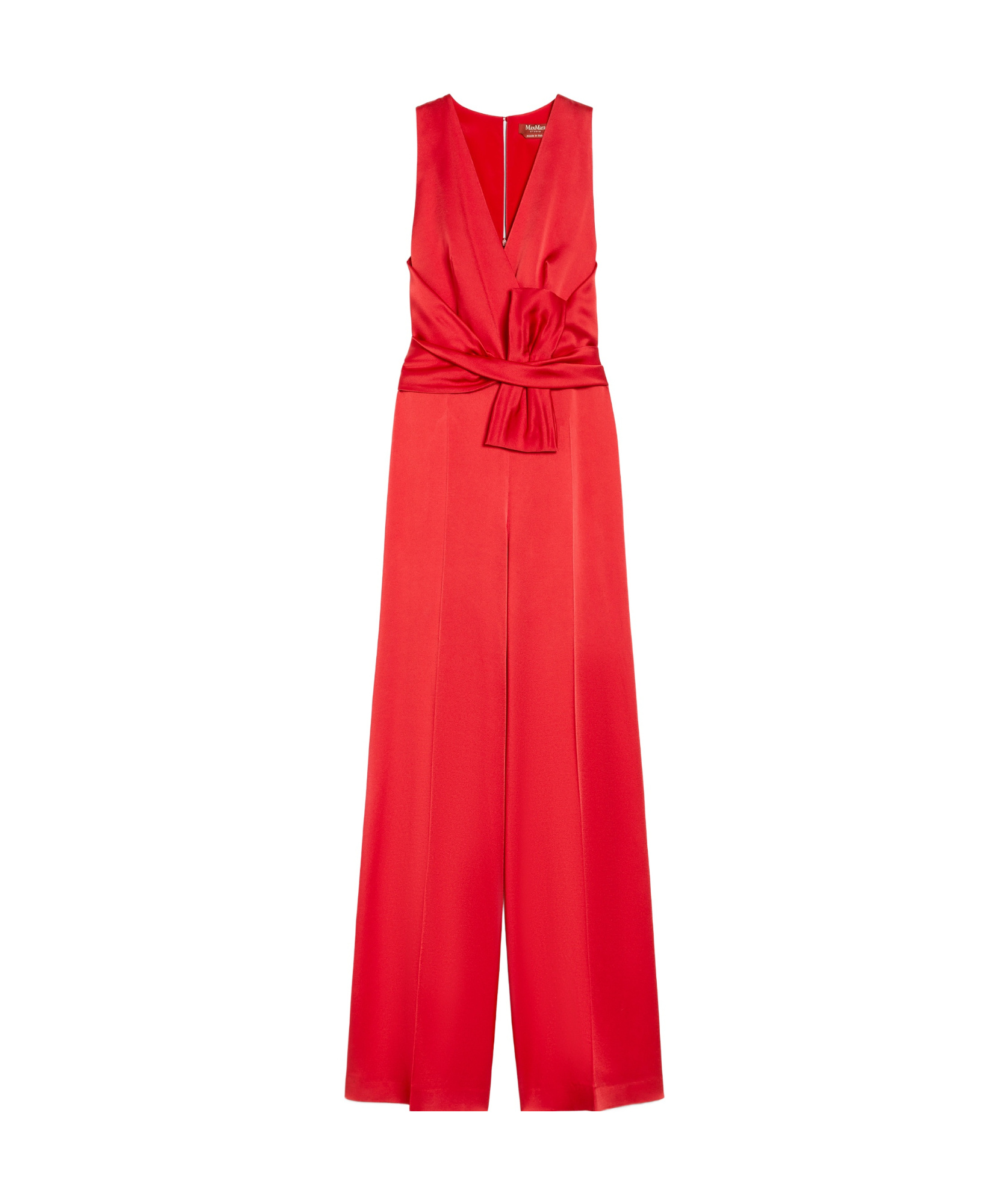 Max Mara Sleeveless Jumpsuit In Red